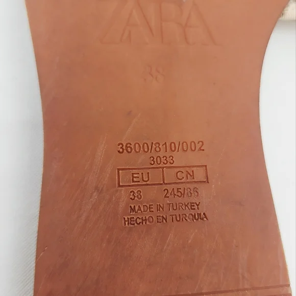 Zara Lace Slip On Slide Sandals - Picture 8 of 10